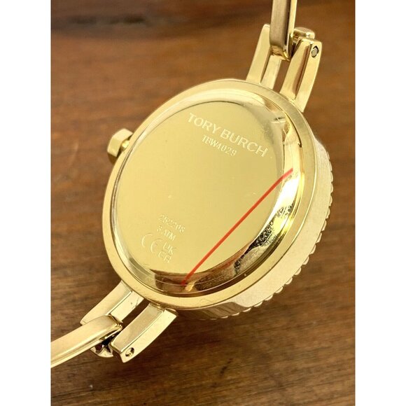 Tory Burch Women's Watch TBW4029 Gold Mother of Pearl Dial Interchangeable Bezel - Picture 7 of 14